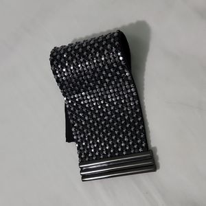 Swarovski bracelet and white gold/diamond studs